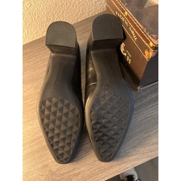 Aerosoles womens black heels size 9 2 1/2"‎ heels minetta - Picture 6 of 6